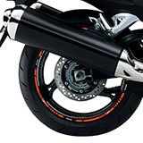 Adesivi per Auto e Moto: Kit adesivo ruote Strisce Suzuki Hayabusa 5