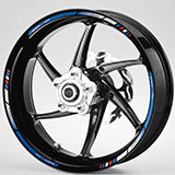 Adesivi per Auto e Moto: Kit ruote Strisce Suzuki GSX R750 Factory 4