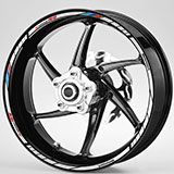 Adesivi per Auto e Moto: Kit adesivo ruote Strisce BMW S1000 Motorsport 4