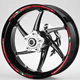 Adesivi per Auto e Moto: Kit adesivo ruote Strisce Ducati 996 Monoposto 4