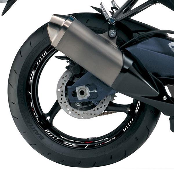 Adesivi per Auto e Moto: Kit adesivo ruote Strisce Suzuki GSX 750