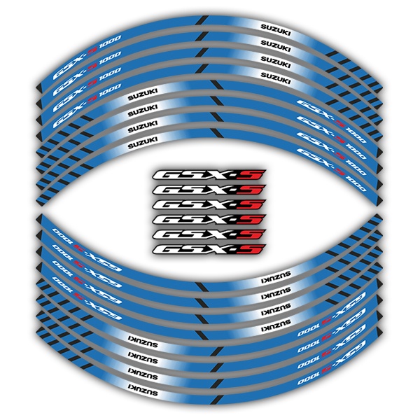 Adesivi per Auto e Moto: Strisce ruote Suzuki GSX-S