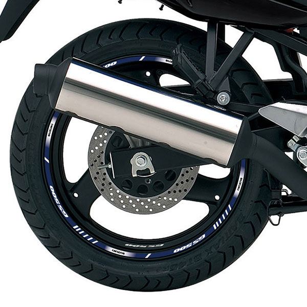 Adesivi per Auto e Moto: Ruote Strisce Suzuki GS 500