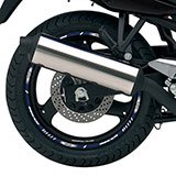 Adesivi per Auto e Moto: Ruote Strisce Suzuki GS 500 5