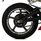 Adesivi per Auto e Moto: Strisce cerchi ruote moto Triumph Daytona 675 5
