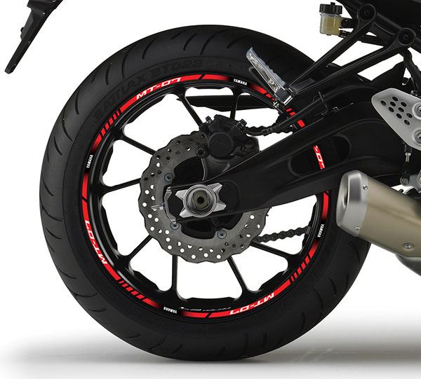 Adesivi per Auto e Moto: Strisce cerchi ruote moto Yamaha MT 07