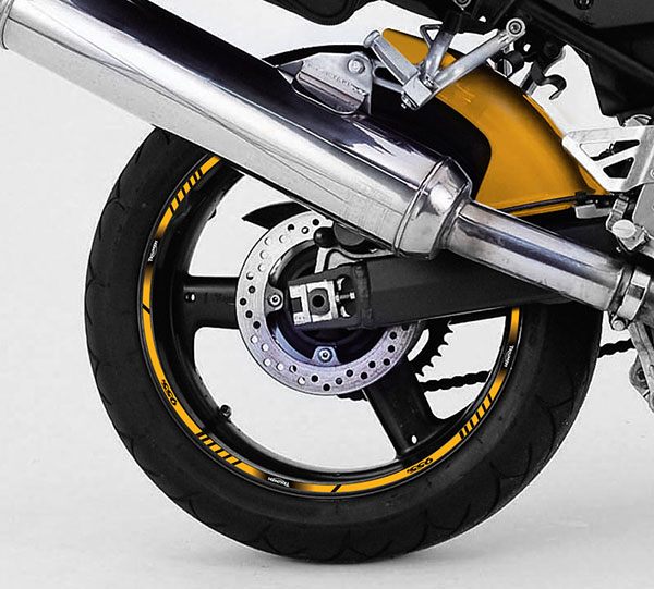 Adesivi per Auto e Moto: Strisce cerchi ruote moto Triumph Daytona 955i