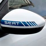 Adesivi per Auto e Moto: Adesivo Retrovisore Seat 2