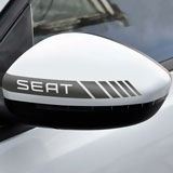 Adesivi per Auto e Moto: Adesivo Retrovisore Seat 3