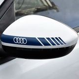 Adesivi per Auto e Moto: Adesivi Retrovisore Audi 2