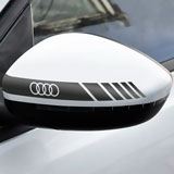 Adesivi per Auto e Moto: Adesivi Retrovisore Audi 3