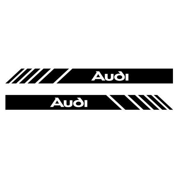 Set 2X Adesivi Retrovisore Audi