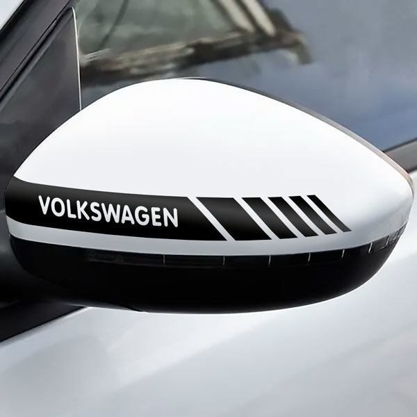 Adesivi per Auto e Moto: Adesivo Retrovisore Volkswagen