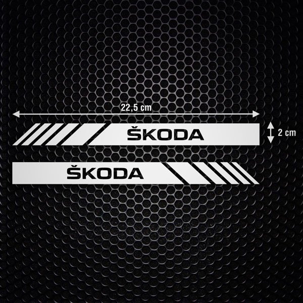 Adesivi per Auto e Moto: Adesivo Retrovisore Skoda