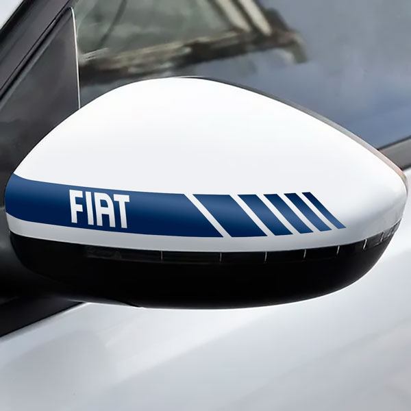 Adesivi per Auto e Moto: Adesivo Retrovisore Fiat
