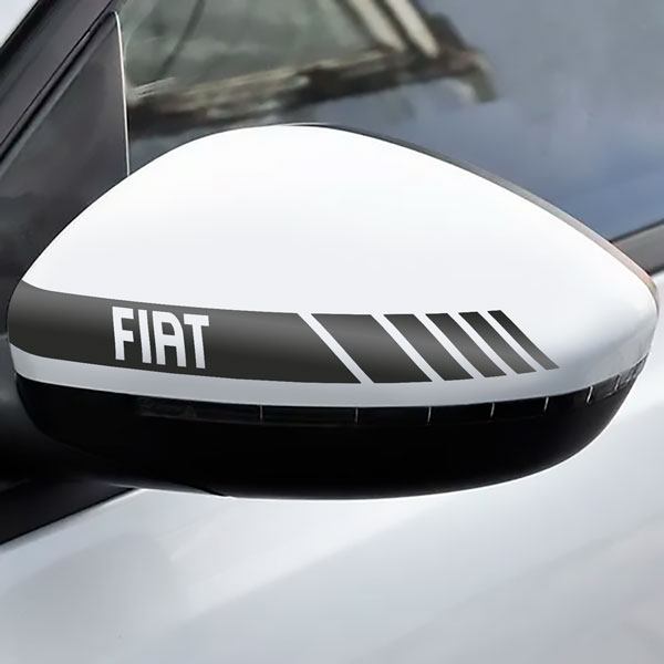 Adesivi per Auto e Moto: Adesivo Retrovisore Fiat