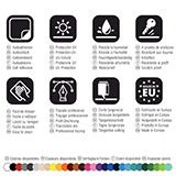 Adesivi per Auto e Moto: Teschio Pirata con Batti 2