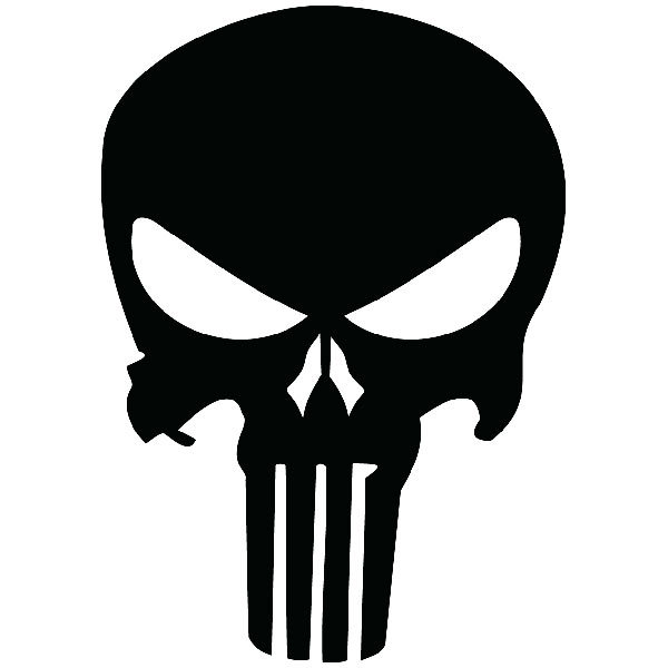 Adesivi per Auto e Moto: The Punisher Dise&ntilde;o Vinilo Decorativo