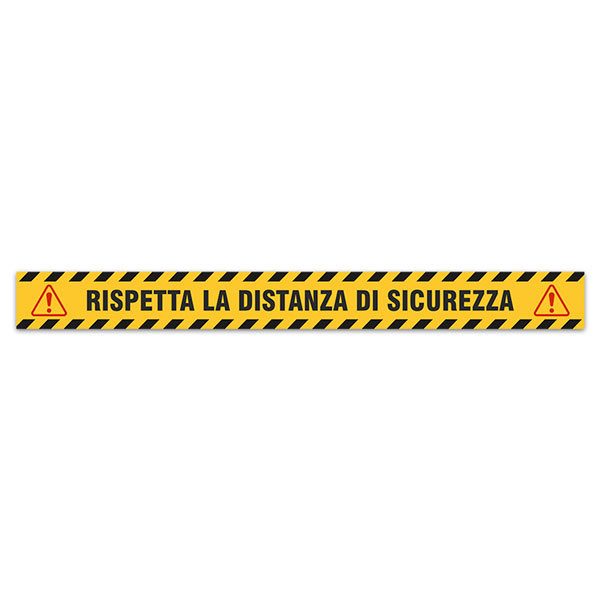 Adesivo Pavimento Distanziamento Sociale 2m – Autoadesivo, Segnaletica Sicurezza Negozio