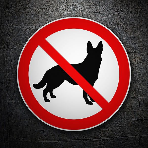 Adesivi per Auto e Moto: Verbotene Hunde
