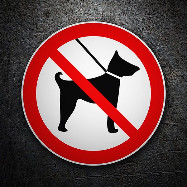 Adesivi per Auto e Moto: Cani proibiti