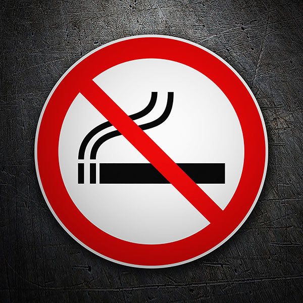 Adesivi per Auto e Moto: Non fumare