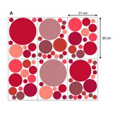 Adesivi Murali: Set di Cerchi Colorato 5