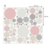 Adesivi Murali: Set di Cerchi Divertenti 5