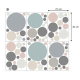 Adesivi Murali: Set di Cerchi Divertenti 6