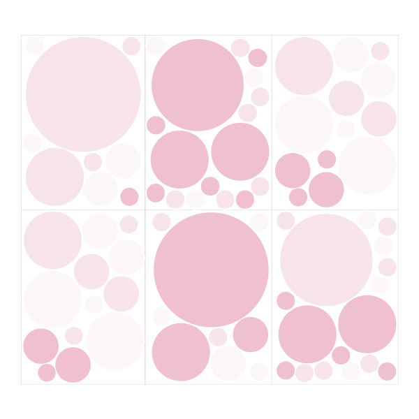 Adesivi Murali: Set Imposta Cerchi Gioiosi