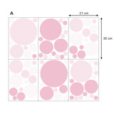 Adesivi Murali: Set Imposta Cerchi Gioiosi 5