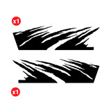 Adesivi per Auto e Moto: Graffi per 4x4 2 Porte 2