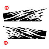 Adesivi per Auto e Moto: Fuoco per 4x4 2 Porte 2