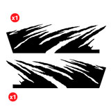 Adesivi per Auto e Moto: Avventura per 4x4 4 Porte 2