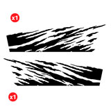 Adesivi per Auto e Moto: Usurato per 4x4 4 Porte 2