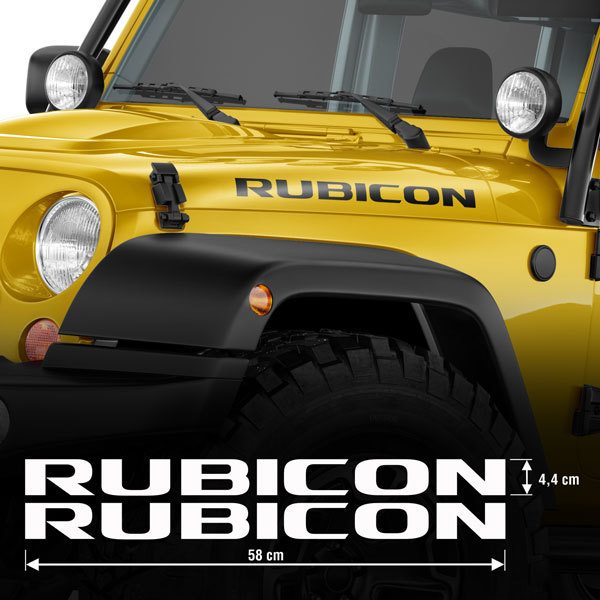 Adesivi per Auto e Moto: Set 2X Rubicon Fasce