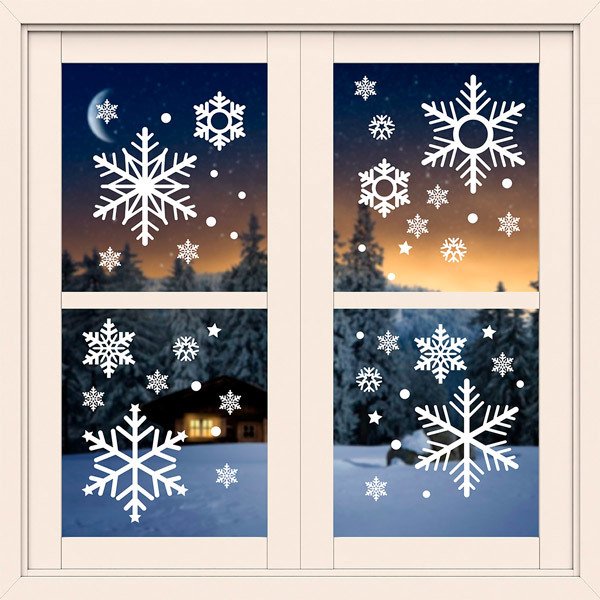 Adesivi Murali: Set 45X Ornamenti di Natale 3