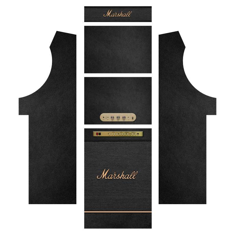 Adesivi per Auto e Moto: Kit Bartop Arcade Marshall Amp