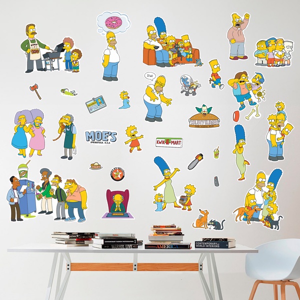 Adesivi per Bambini: Set 34X Simpson