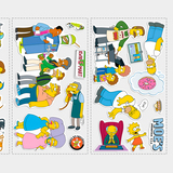 Adesivi per Bambini: Set 34X Simpson 5