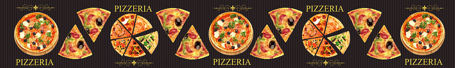 Fotomurali : Composizione pizzeria
