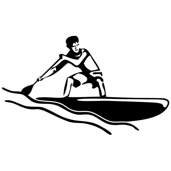 Adesivi per Auto e Moto: Paddle surf