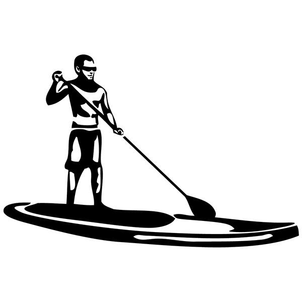 Adesivi per Auto e Moto: Stand Up Paddle Surf