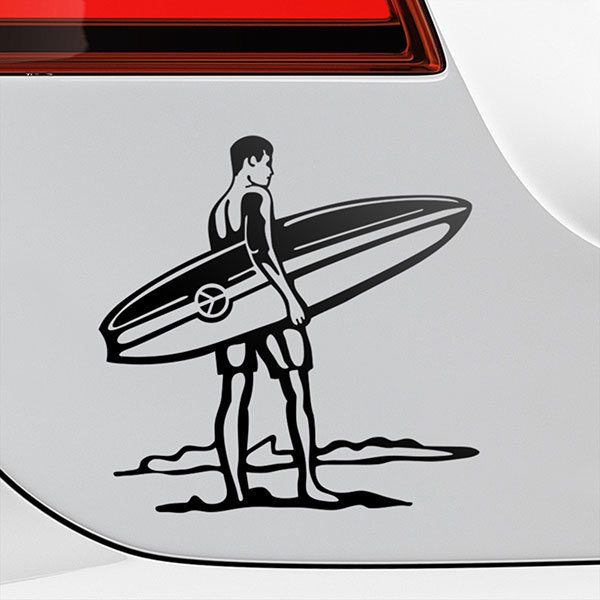 Adesivi per Auto e Moto: Surf di orizzonte