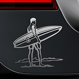 Adesivi per Auto e Moto: Surf di orizzonte 2
