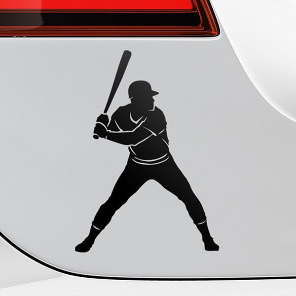 Adesivi per Auto e Moto: Battitore di baseball