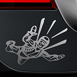 Adesivi per Auto e Moto: Paracadutista 2