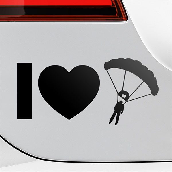 Adesivi per Auto e Moto: I love Fly 0