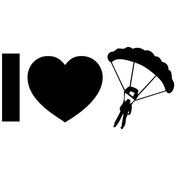 Adesivi per Auto e Moto: I love Fly