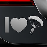 Adesivi per Auto e Moto: I love Fly 2